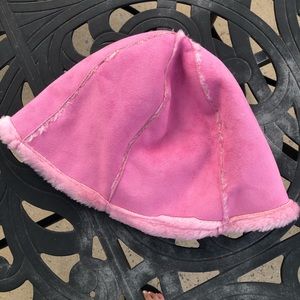 Pink Winter Bucket Hat